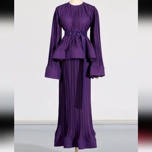 Two Piece Purple Set with a skirt